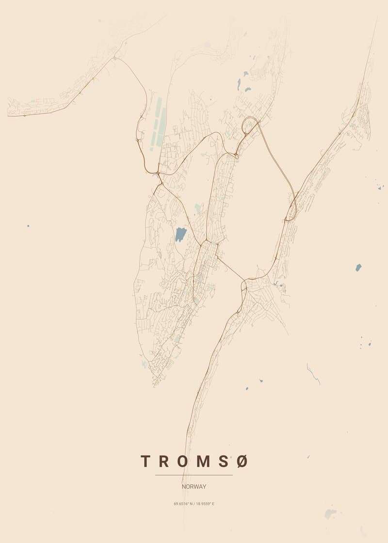 Tromsø city map